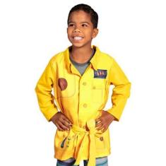Imagem de Fantasia DPA Max Jaleco Amarelo Infantil - Rosita, M