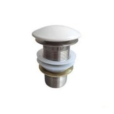 Imagem de Ralo Pia 1 1/4 Inox Luxo Valvula Click Ceramica Cuba Banheir