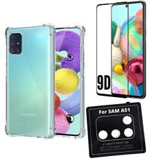 Imagem de Kit Capa + Película Vidro 9D + Película Câmera Gel para Samsung Galaxy A51