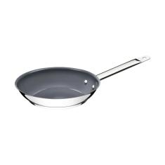 Imagem de Frigideira Rasa Tramontina Professional em Aço Inox com Fundo Triplo e Revestimento Interno Cerâmico Grafite 20 cm 1,3 L