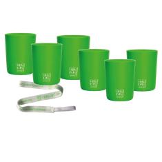 Imagem de 6 Copos Eco Verde com Cordão Green Cups 320 ml