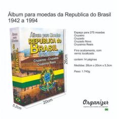 Imagem de Álbum Para Moedas Da Republica Do Brasil 1942 A 1994 - Organizer