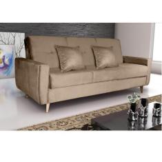 Imagem de Sofá Cama 3 Lugares Veludo Pâmela Matrix