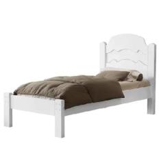 Imagem de Cama Iris 0.9 Solteiro Branco   Vj M veis