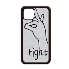 Imagem de Capa preta com padrão de gesto personalizado para iPhone 11 Pro Max para Apple Mobile Case Shell