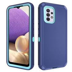 Imagem de Asuwish Capa de celular para Samsung Galaxy A32 5G 2021 6.5 cm capa de celular híbrida à prova de choque rígida protetora resistente acessórios móveis Gaxaly M32 G5 Galaxies A 32 32A S32 SM-A326U