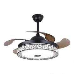 Imagem de Ventilador De Teto Retrátil Bivolt Com Controle Som E Bluetooth. - Del