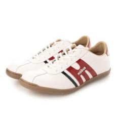 Imagem de MOBUS(モーブス) Tênis de couro unissex Munden, S.wht/D.red Enamel, 39 BR