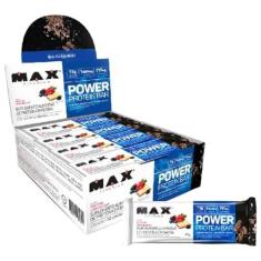Imagem de Power Protein Bar Caixa com 12 Unidades (492g), Frutas Vermelhas