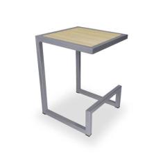 Imagem de Banqueta Banco Baixo Rochester Cozinha Área Gourmet Prata e Jade - Gen