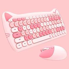 Imagem de Lindo conjunto de teclado e mouse, teclado TzBBL e mouse, compatível com notebook, PC