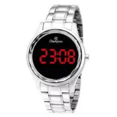 Imagem de Relógio Champion Feminino Digital Led Ch48019T Prata