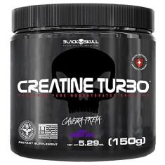 Imagem de CAVEIRA PRETA CREATINE TURBO - 150G CREATINE TURBO UVA 150G