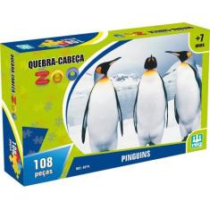 Imagem de Puzzle 108 Peças Pinguins Quebra-Cabeça Infantil - Nig Brinquedos
