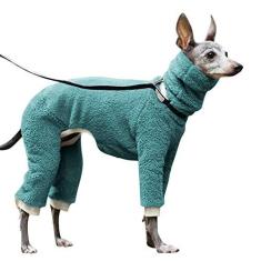 Imagem de Esobo Casaco quente de inverno moderno para cães com gola de quatro pernas para cães pequenos, médios e grandes