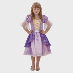 Imagem de Fantasia Princesa Raquel Infantil Luxo com Broche