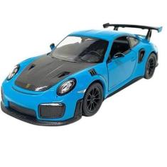 Imagem de Miniatura Carrinho Coleçao Porsche 911 Gt2 Rs Azul - Kinsmart