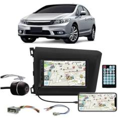Imagem de Multimídia Honda Civic 2012 2013 2014 2015 2016 Espelhamento Bluetooth