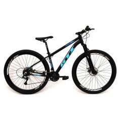 Imagem de Bicicleta GTI Roma Aro 29 Quadro 19 Alumínio preto/azul 21V .