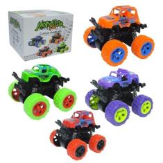 Imagem de Carrinho de Fricção 4X4 Big Whells Miniatura 360 Presente Criança 04 Unidades