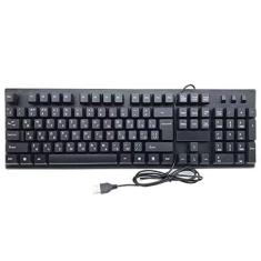 Imagem de Acessórios para computador 108 teclas teclado com fio USB, comprimento do cabo: 1,5m