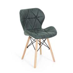 Imagem de Cadeira Charles Eames Eiffel Slim Special Estofada - Verde