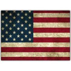 Imagem de Quadro Decorativo Bandeiras EUA Estados Unidos USA Geografia País 03