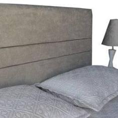 Imagem de Cabeceira Cama Box Siena Suede Amassado Bege King 195x60 Rbl