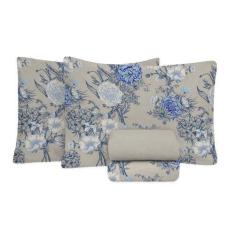 Imagem de Jogo De Cama King Size 130 Fios Fiori - Cecília (7428-3)