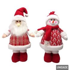 Imagem de Boneco Pelucia Em Pe Pose Xadrez/Vm 41Cm