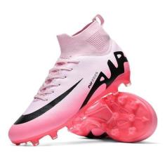 Imagem de TOPSFEBA Chuteiras de futebol para homens e mulheres, sapatos de futebol de interior, unissex, sapatos de beisebol juvenil, sapatos de rúgbi, adulto, AG FG TF, botas de futebol, largo, tênis de