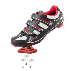 Imagem de Peloton Tênis masculino tamanho 38 a 48 – Compatível com Shimano 2 Bolt Spin Shoes SPD Clips – 3 Bolt Delta Cleats – Sapatos de ciclismo para uso interno e externo para homens e mulheres,