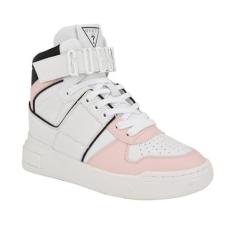 Imagem de Guess Tênis feminino Corten, Branco/Rosa Multi 140, 35
