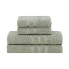 Imagem de Jogo de Toalhas Buddemeyer Vanilla Extra Soft 4 Peças Banho 70x135cm, 