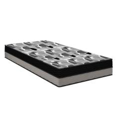 Imagem de Colchão Solteiro ISO Dupla Face (20x88x188) Cinza e Preto