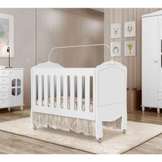 Imagem de Berço 3x1  Branco Mdf