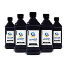 Imagem de Kit 5 Tintas para Epson Universal Black Corante 500ml Valejet