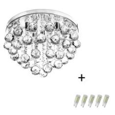 Imagem de Lustre Cristal Legitimo Red.Classic Round 32X25 + Lamp 6000