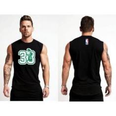 Imagem de Regata Larry Bird 33 Basquete Camiseta Boston Celtics Nba