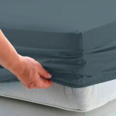 Imagem de Lençol Queen Avulso C/ Elástico Na Volta Toda Percal Flex 400 Fios Mac