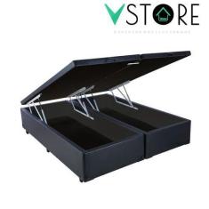 Imagem de Cama Box Baú King Bravus 193X203x38cm Várias Cores - Vstore - V-Store