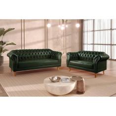 Imagem de Conjunto De Sofás Chesterfield Duque Verde - Zurc Decor