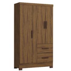 Imagem de Guarda Roupa Zanzini New Primordial 03 Portas E 02 Gavetas Nogal - Zan