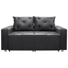 Imagem de Sofá Retrátil e Reclinável 2 Lugares Bariloche 1.50cm Suede com Molas Speciale Home