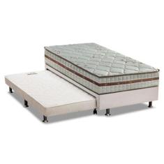 Imagem de Cama Box C/Auxiliar Solteiro: Colchão  Anjos Masterpocket Classic Bege