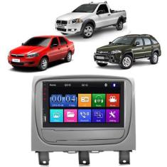 Imagem de Kit Central Multimídia Mp5 Palio Siena Strada 2013 2014 2015 2016 2017