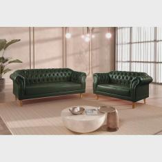 Imagem de Conjunto de Sofás Chesterfield Duque Verde
