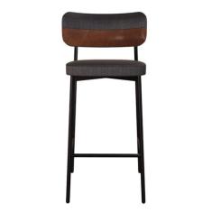 Imagem de Banqueta Alloa Fixa com 4 Pés 50 X 44,7 X 163,5cm com 1 Unidade Preto/Whisky/Preto Epoxi