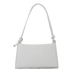 Imagem de Pequenas bolsas de ombro Tote para mulheres Bolsa de mão clássica retrô Bolsa de embreagem fofa e bolsa de mão (White)