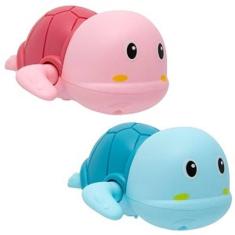 Imagem de Brinquedo de Banho Tartaruga que Nada Divertido Infantil Bebê - Buba